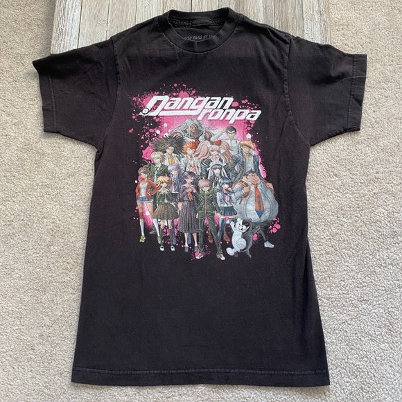 For Fans By Fans Danganronpa T-Shirt Juniors Size XS Video Game Anime Manga - Picture 1 of 16